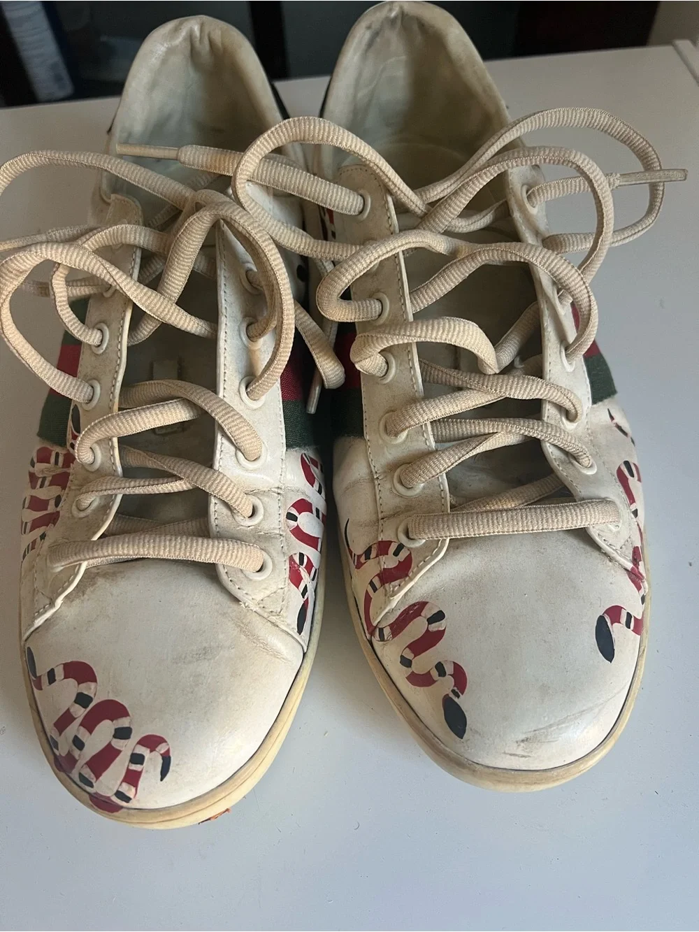 Customized Gucci Ace sneakers - Picture 3 of 4